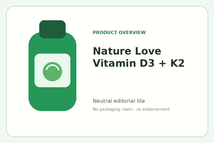 Nature Love Vitamin D3/K2