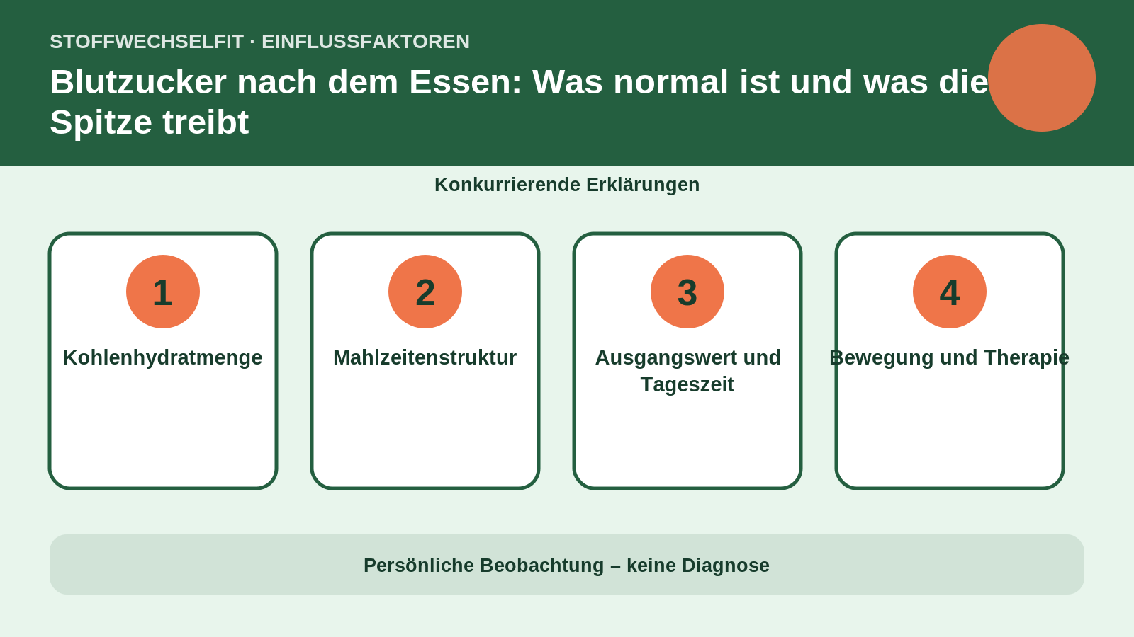 Einflussfaktoren für Blutzucker nach dem Essen: Was normal ist und was die Spitze treibt