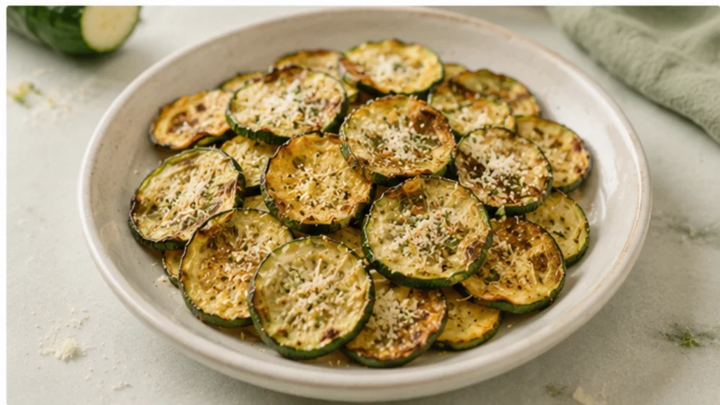 Ofen-Zucchini-Chips mit Parmesan