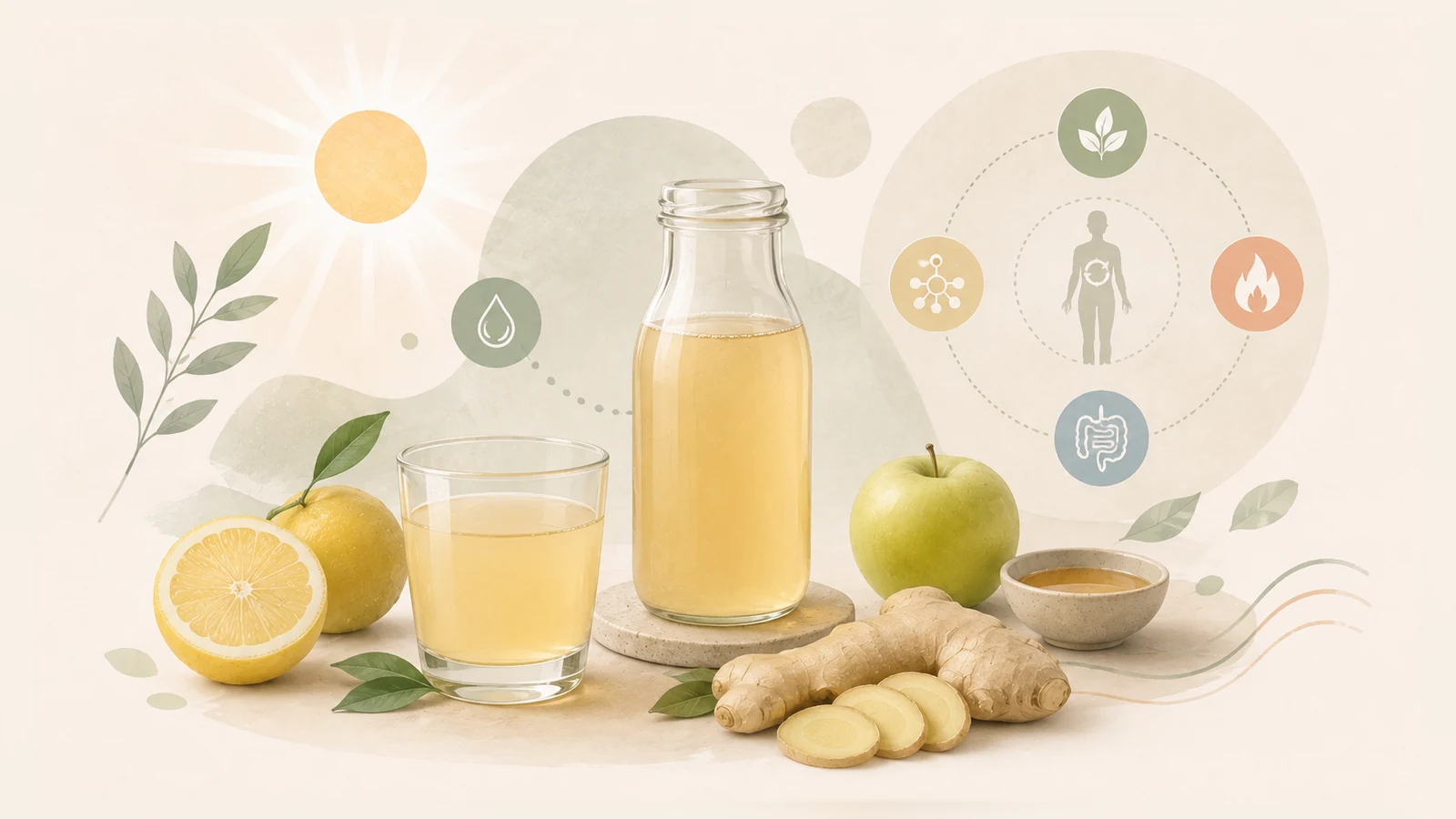 NATURTREU Morgenritual im Check: 3-in-1 Getränkepulver mit Zitrone, Ingwer & Apfelessig