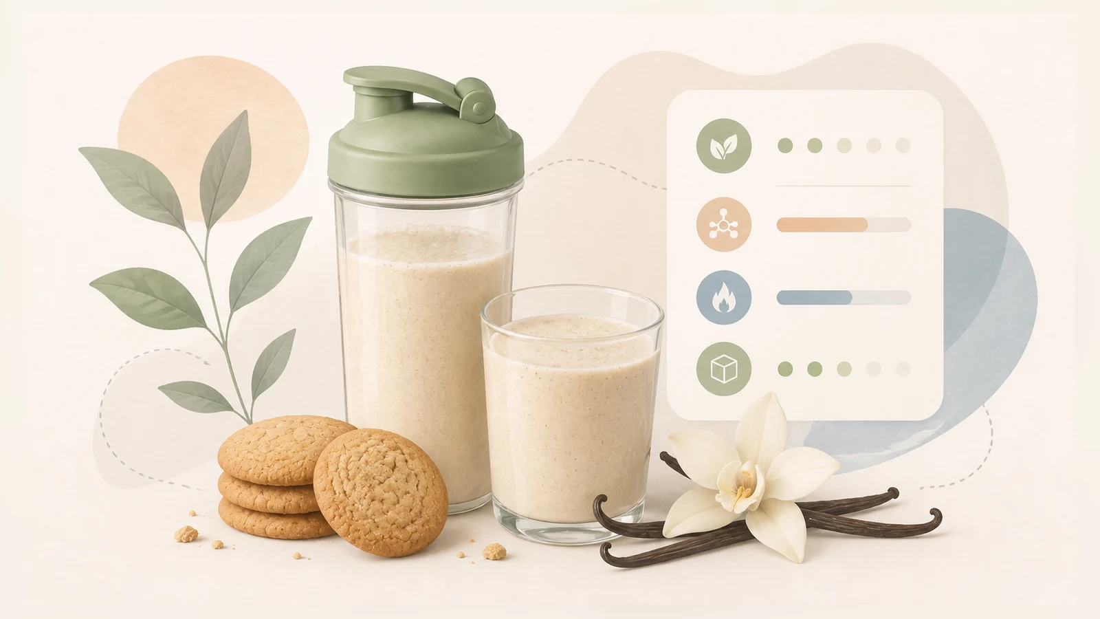 Protein Milkshake Style Vanilla Chocolate Chip Cookie: thick, stale on the finish