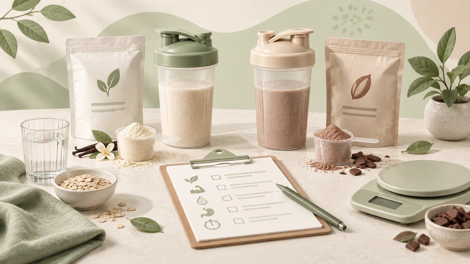 Two protein flavours in a field test: the design, before the numbers arrive